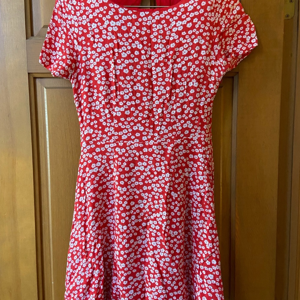 Jack Wills Red Floral Minidress